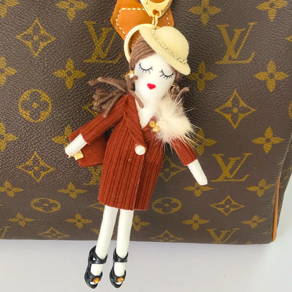 Lady Fashionista handbag charm model#2